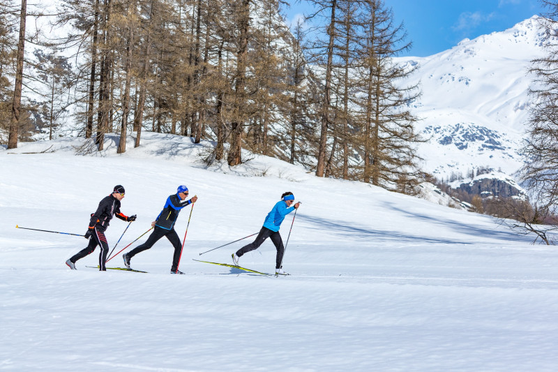 Ski de fond classic initiation